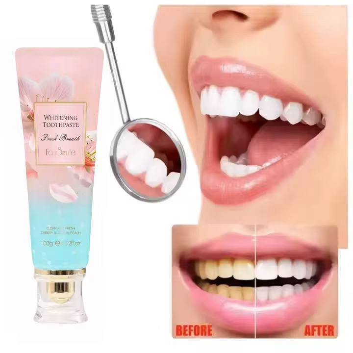 ✨ ابتسامتك عنوان أناقتك✨
ويّا معجون Fair Smile للتبييض 🌸
ودّع الاصفرار وقول هلا لابتسامة ناعمة ولمعة تخبل 🤍🦷

تركيبة مميّزة تساعد على:
✨ تبييض الأسنان بلطف
💨 نفس فريش يدوم طول اليوم
🌸 إحساس نظافة وانتعاش من أول استعمال
🍑 طعم لطيف يخلّي التفريش متعة مو واجب

دلّل نفسك بتفاصيل صغيرة
لأن الثقة تبدي من الابتسامة
والابتسامة الحلوة تغيّر كل شي بغداد, العراق


**إذا كنت صاحب هذا الإعلان وتريد حذفه لأي سبب، رجاءا أرسل رسالة إلى الدعم الفني**