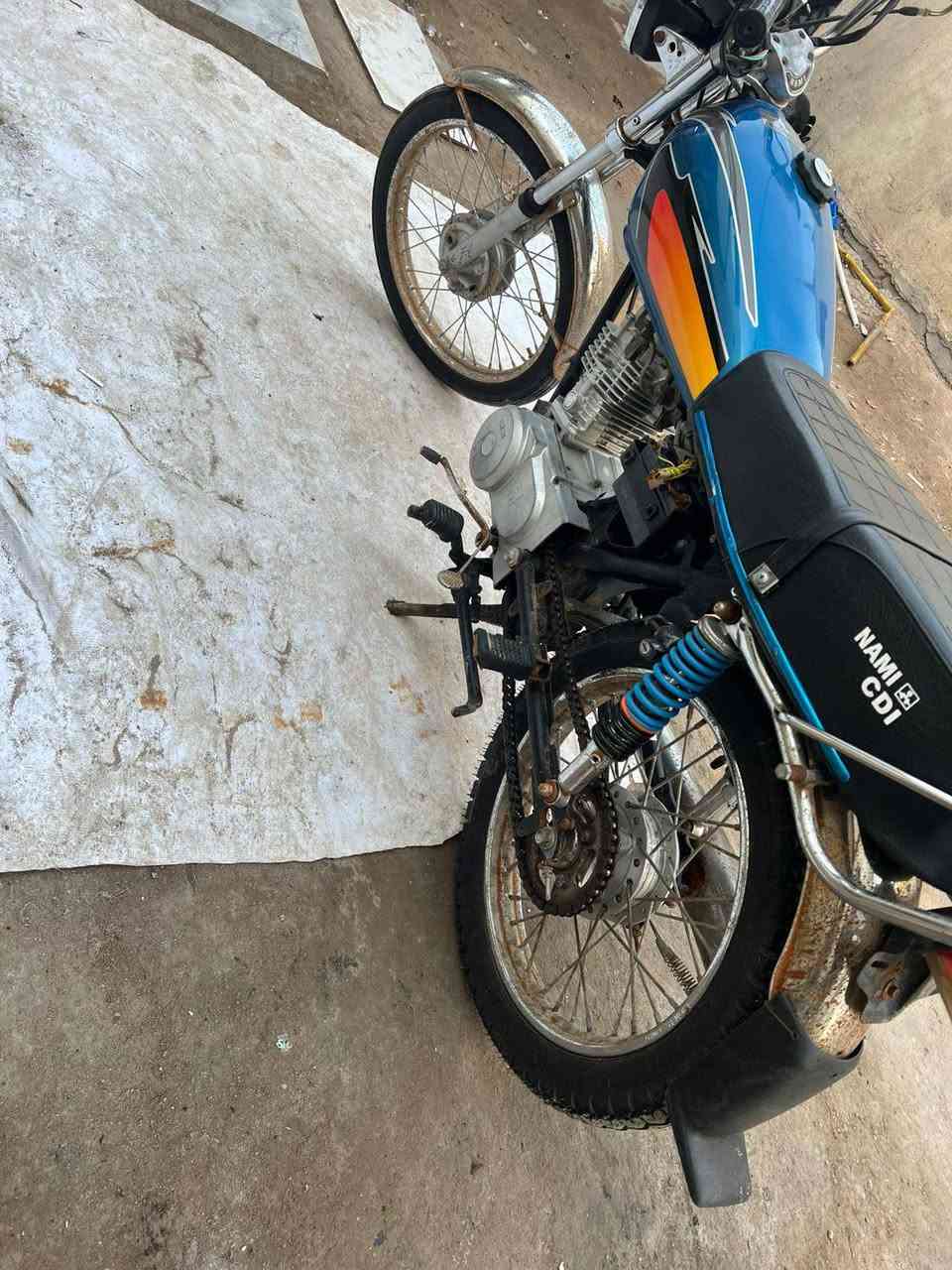 سلام عليكم دراجه ايراني شلامجه اصل مديل 2019 رقم وسنويه تحويل ثاني يوم الدراجه مبدله ولفات الدراجه هاملهه مجرد من الشغل للبيت مكاني البصره التنومه او الجزيره السعر 1350 الرقم ***********
