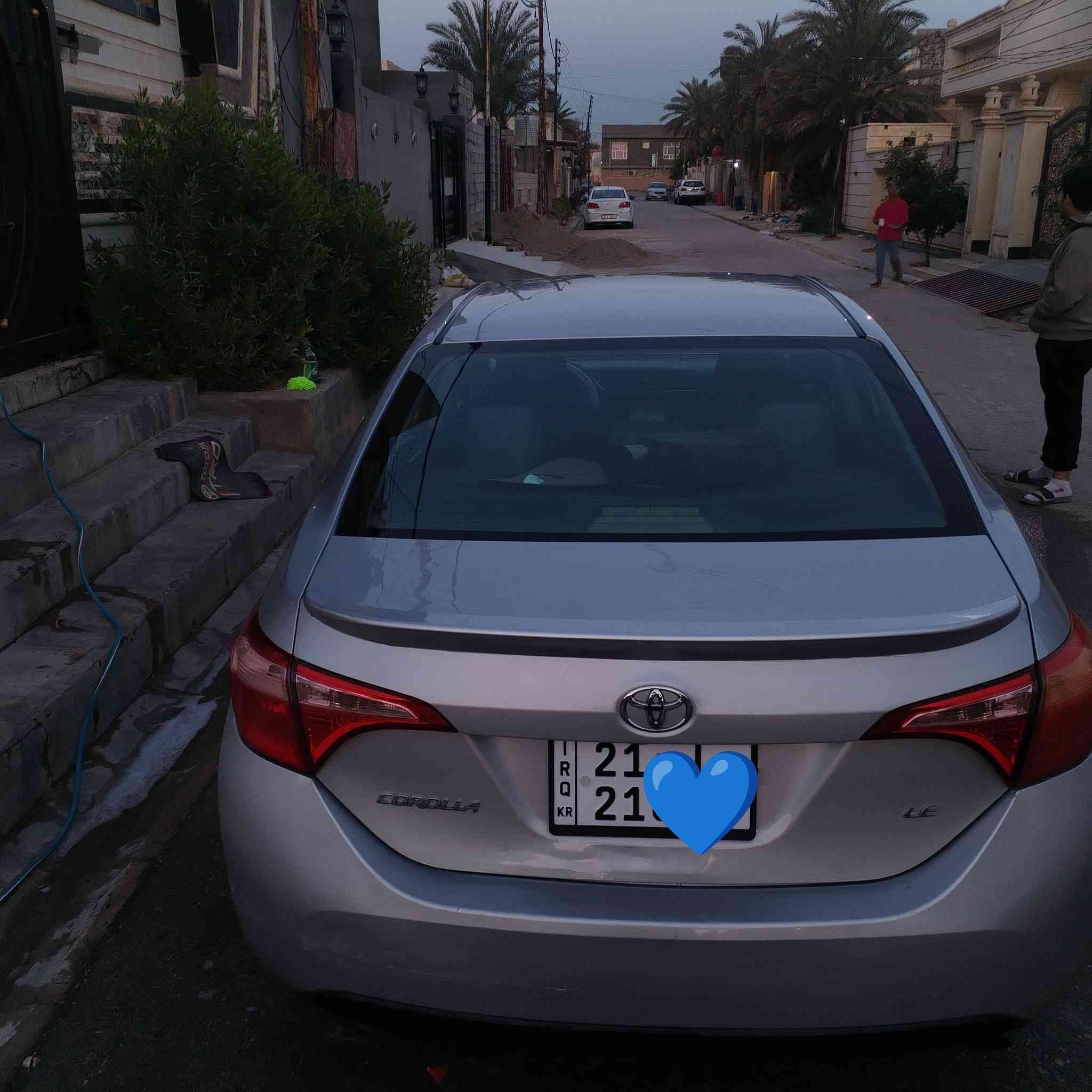 كورلة 2018 وارد لون سلفر مواصفات LE
تحكمات ستيرن
3 انضمة قيادة ECO وسبورت وعادي
حادث قطعتين جامرلوغ وبنيد جهة السكن 
رقم سليمانية باسمي تحويل مباشر
كير محرك مكفول السيارة عليهة ادامة كاملة
صدر امامي خلفي جديد تخم دسكات جديد تخم تايرات جديد كاملة مناقصهة اي شي
هاتف 
عنوان شهربان المقدادية
***********
