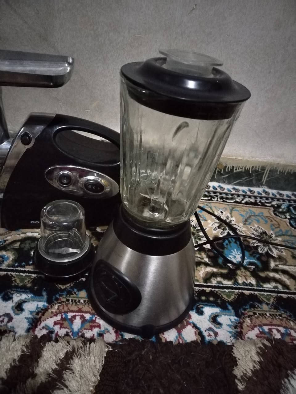 مثرامه لحم للبيع السعر ٣٥ الف مع التوصيل
محضره طعام شغاله تثرم لحم وكل انواع الخضروات حجم. كبير السعر ٨ الاف

عجانه مال كيك ومعجنات  السعر ١٥ الف

خلاط كزار هو والطاحونه السعر ٢٠ الف

كاويه انزو السعر ١٣ الف
الاسعار بيهن مجال للشراي


**إذا كنت صاحب هذا الإعلان وتريد حذفه لأي سبب، رجاءا أرسل رسالة إلى الدعم الفني**