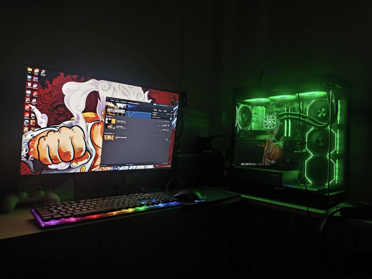 السلام عليكم تجميعه للبيع المواصفات
CPU: Ryzen 7 7700
Cooler: ThermalRight AQUA ELITE 360 V3
MOBO: MSI B840 GAMING PLUS WIFI
RAM: G.SKILL RIPJAWS 2X16GB DDR5 6000 MHZ
SSD: LEXAR NM620 1TB NVME
GPU: ASUS DUAL RAX 7800XT 16GB
PSU: THERMALRIGHT TR-TG750 750W GOLD
CASE: SAMA SHADOW
اليو بي اس :1500w
الشاشه:mis27بوصه سرعه الستجابه 0.5 180hz 2k
مشتري جديد قبل اقل من ست اشهر كله جديد و الكراتين موجوده
سبب البيع عدم الفراغ
السعر 2٫700٫000و بيه مجال
العنوان النجف -حي المكرمه -شارع المزرعه-قرب شارع الطاقه
رقمي:***********
