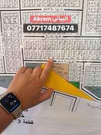100 متر للبيع 11704  كدامها ساحه حلوه تريله براحتها تطبك  توزيع جهاز ا...