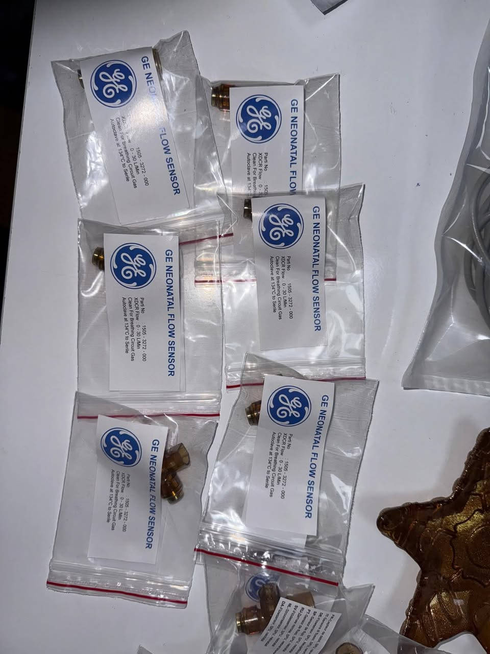السلام عليكم ورحمة الله 
توفرت قطع غيار أجهزة فنتيليتر GE 
1- NEONATAL Flow sensor.
2- Expiration valve.

مدة التجهيز 3 أيام فقط 
الحجز والأستفسار مراسلة الصفحة 
او الأتصال بالرقم. 
***********

@highlight
