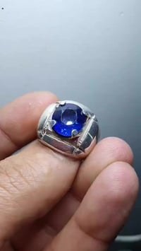 ماشاءالله…ياقوت أزرق تنزاني اصلي طبيعي شرط الفحص اذا مو ياقوت أصلي طبي...