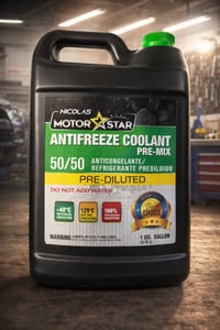 �❄️ سائل تبريد المحرك Nicolas Motor Star جاهز للاستخدام بنسبة 50/50 بد...