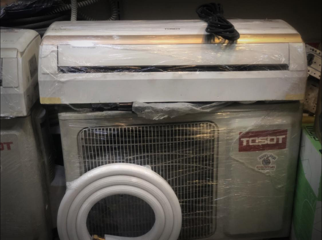 بسم الله الرحمٰن الرحيم 
تعلن ورشة الروان الفنية 📣
💥وصون وجبة سبالت مستعملة 1 طن (عادي) + 2طن انفيرتر
💥توسوت (TOSOT) + ميديا (MIDEA) 
💥كامل ملحقات بواري + واير + ريمونت تحكم + غاز مقفول شركة 
💥💥💥ضمان 10 ايام💥💥💥 
💥السعر 1طن (225) 
💥سعر 2طن انفيرتر (450)
💥📍العنوان بغداد حي أؤر مجاور نادي العربي مقابل لحوم ابو سجاد


**إذا كنت صاحب هذا الإعلان وتريد حذفه لأي سبب، رجاءا أرسل رسالة إلى الدعم الفني**