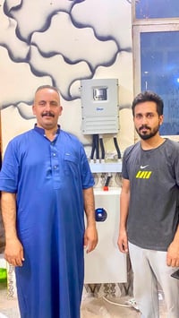 منظومة شمسية • انفرتر Deye 6kW • بطارية ليثيوم 16kW