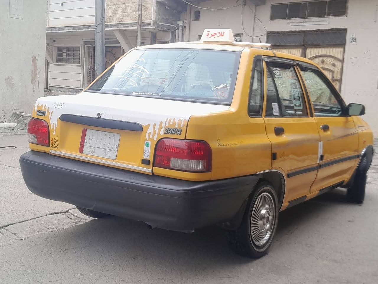 للبيع سايبه موديل١١ مكفوله من محرك وكير وشاصي وباتري وطخم تاير كلو جديد الشرعي بل موصل اتريد وكاله او تحويل حاظر هياء وغرامات صفر كاربون بنزين بيه وعدل اتفول بي السياره جديده ومابيه اي نقص وبدون صبغ وهذا رقمي *********** ***********
