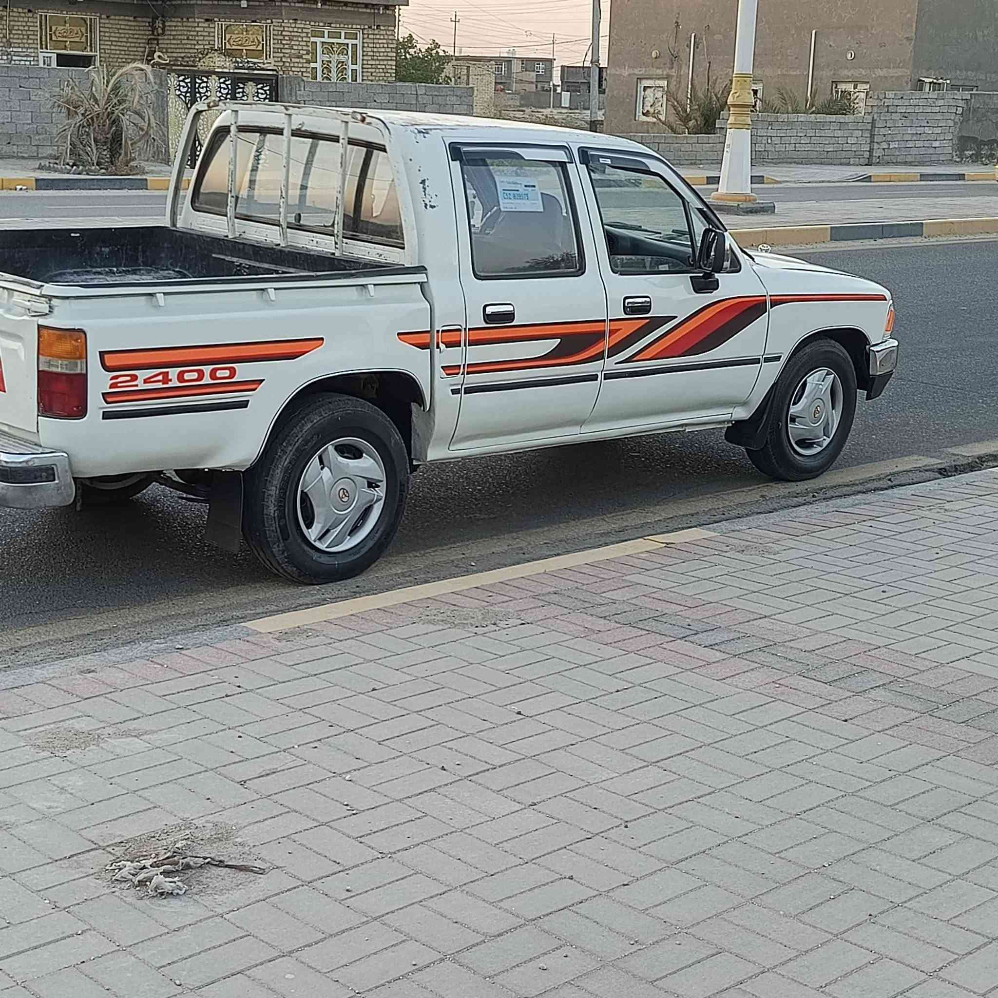 السلام عليكم سياره تيوته مديل 94 رقم مثنى انكليزي سنويه ل 30 مكفوله من الحادث والتبديل والضربه مكينه كرو سيده كير خمسه حداديه كهربائيات تخم تايرات دواخل جديدة شاصي مكفول كفالة عامه السعر 65 وبيها مجال العنوان السماوه الرقم الهاتف ***********
