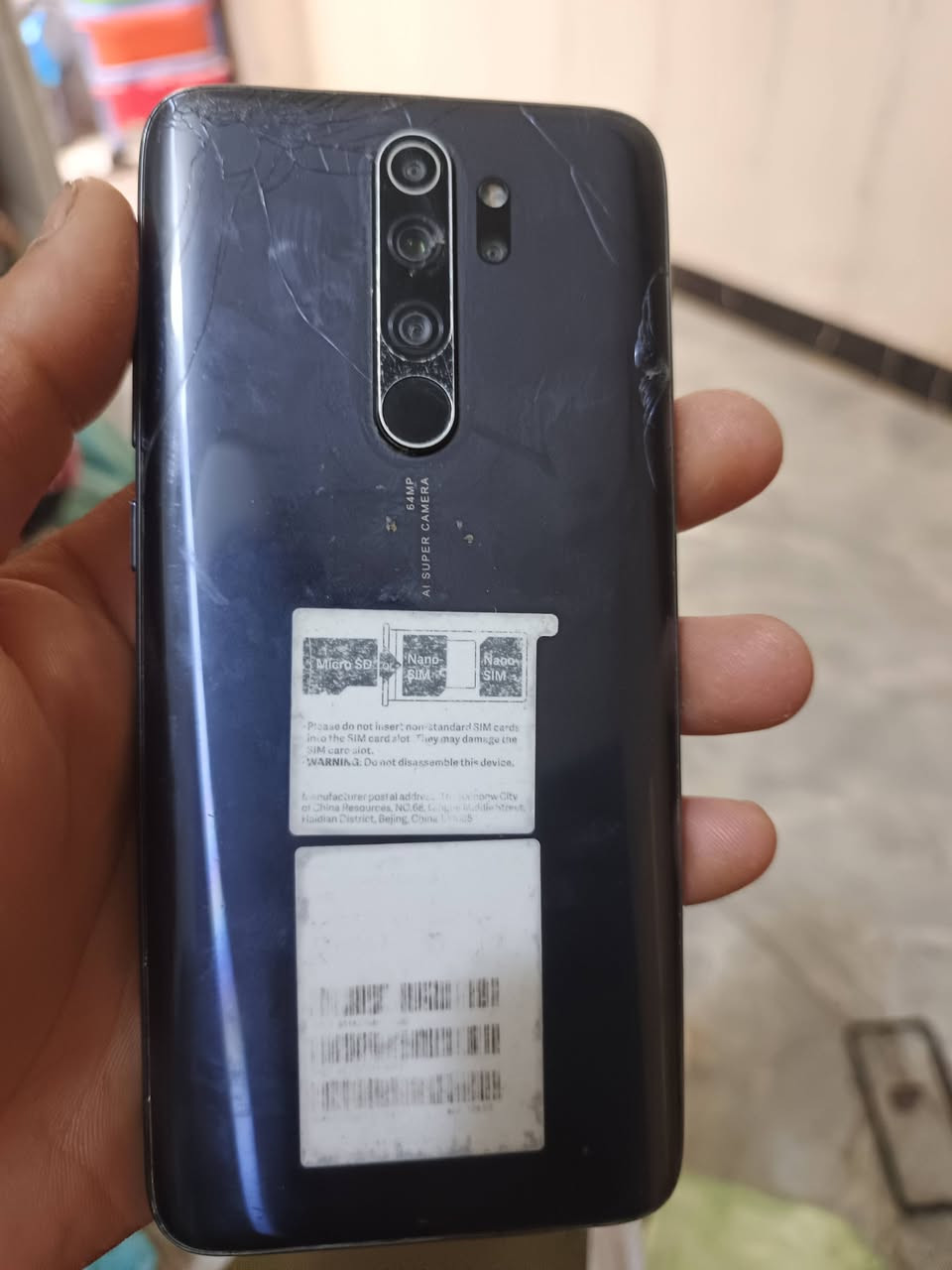 تلفون ردمي نوت 8برو ذاكرته 128 +6 
ببجي 60فريم
شغال اي عطل مابي بس الظهر مكسور مماثر ع اي شي
للبيع ب125 وبي مجال مكاني بغداد البياع تقاطع درويش
***********
