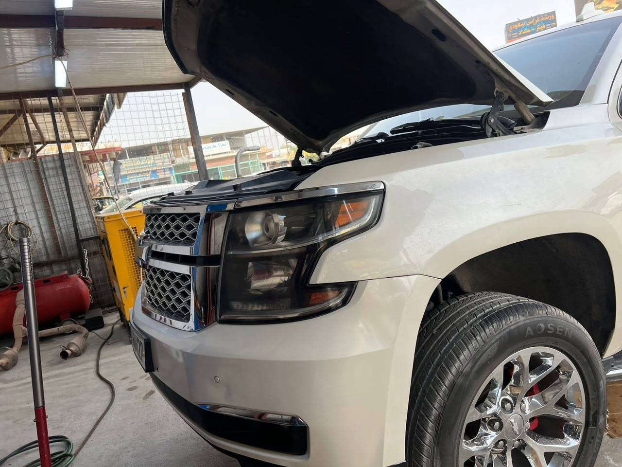 السلام عليكم
العندة مشكلة #بالكير( تاهو  يوكن  سلفرادو  )موجودة صيانة كاملة  وضمان  داخل ورشة  خدمات وسام لصيانة الكير الاوتماتيك 

قطع غيار  زيوت أصلية  فلاتر الكير  كلجات الكير  

عنوان الورشة ......👇👇

كربلاء_المقدسة_مدخل_حي_الصناعي
شارع_الكرينات_العريض
مقابيل_اولاد_دهش

وسام*********** امير***********
ابو وسام ***********
