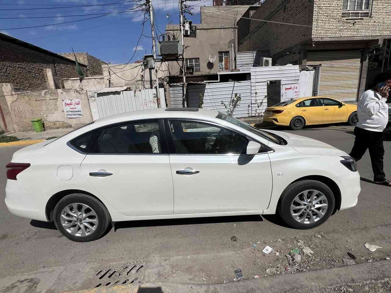 لبيع نيسان سنترا ٢٥ زيرو ماشيه الف بسمي ضمان السور فتحه مكفوله ***********شاع فلسطين
