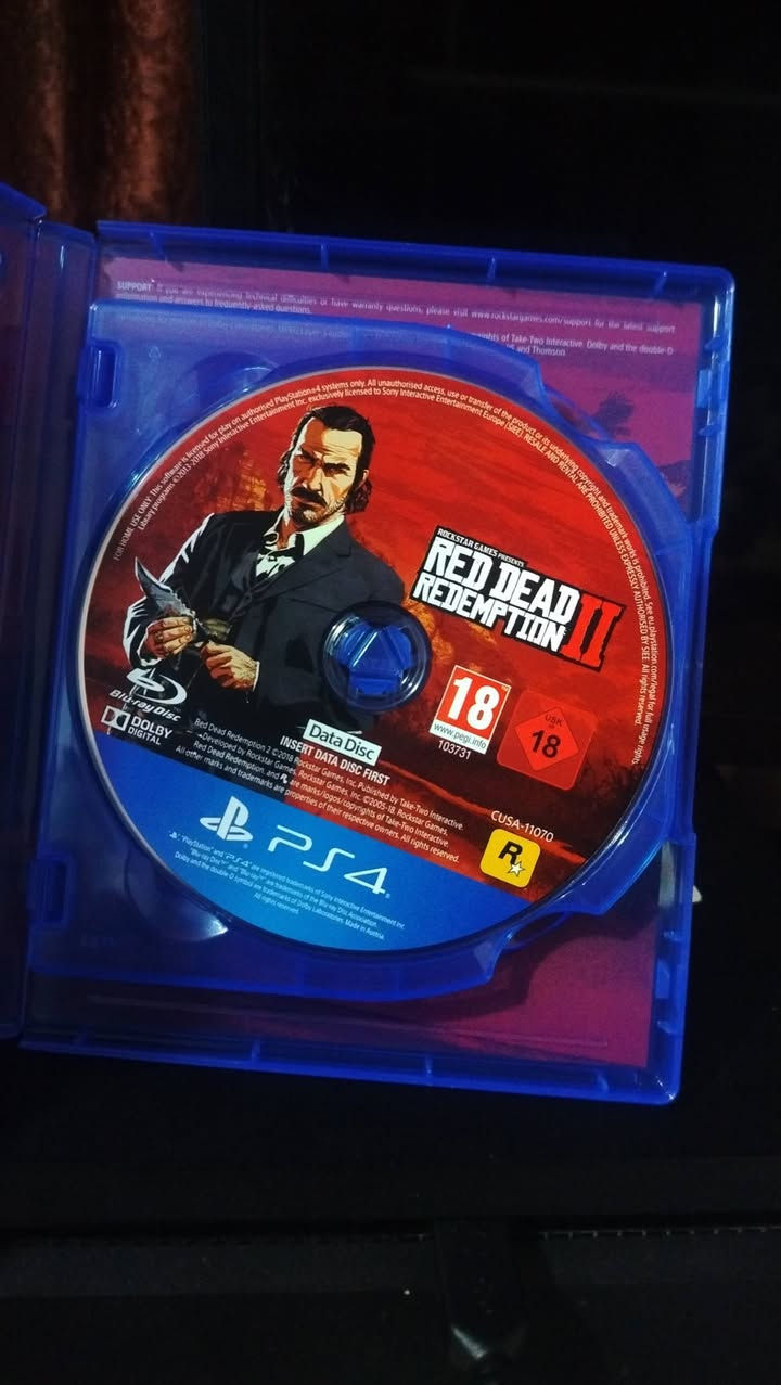 بسم الله الرحمٰن الرحيم
السلام عليكم
قرص لعبة Red Dead Redemption 2 نسخة ps4 للمراوس
(أقبل تبديل بلعبة أو لعبتين حسب القناعة)
القرص اخذته قبل ثلاث ايام و جان جديد بعده بلجلاد
استعمال القرص فقط مرتين لعبت اللعبه و تركتها لأن مابيها ترجمه عربيه و بنفس الوقت ما اريد اهكر الجهاز
نظافة القرص بلصور و نضافة القرص ممتازه جداً (حوالي95%)
مكان بغداد (لايوجد توصيل🙏🏿)


**إذا كنت صاحب هذا الإعلان وتريد حذفه لأي سبب، رجاءا أرسل رسالة إلى الدعم الفني**