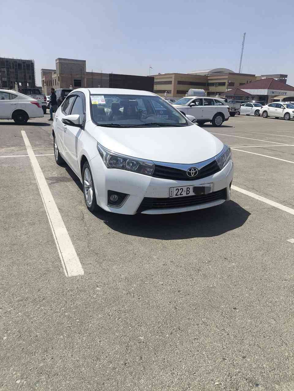 الي يدور نظيف فقط
كورلا موديل 16 كفالة من الصبغ و الشخط عدا الدعامية فقط
محرك 2000 نص فول
رقم اربيل باسمي شرط التحويل 
السونار موجود  تخم تاير باتري كل جديد
ملاحظة بيه رصعتين اصغار فقط
السعر ١٦٠
***********
