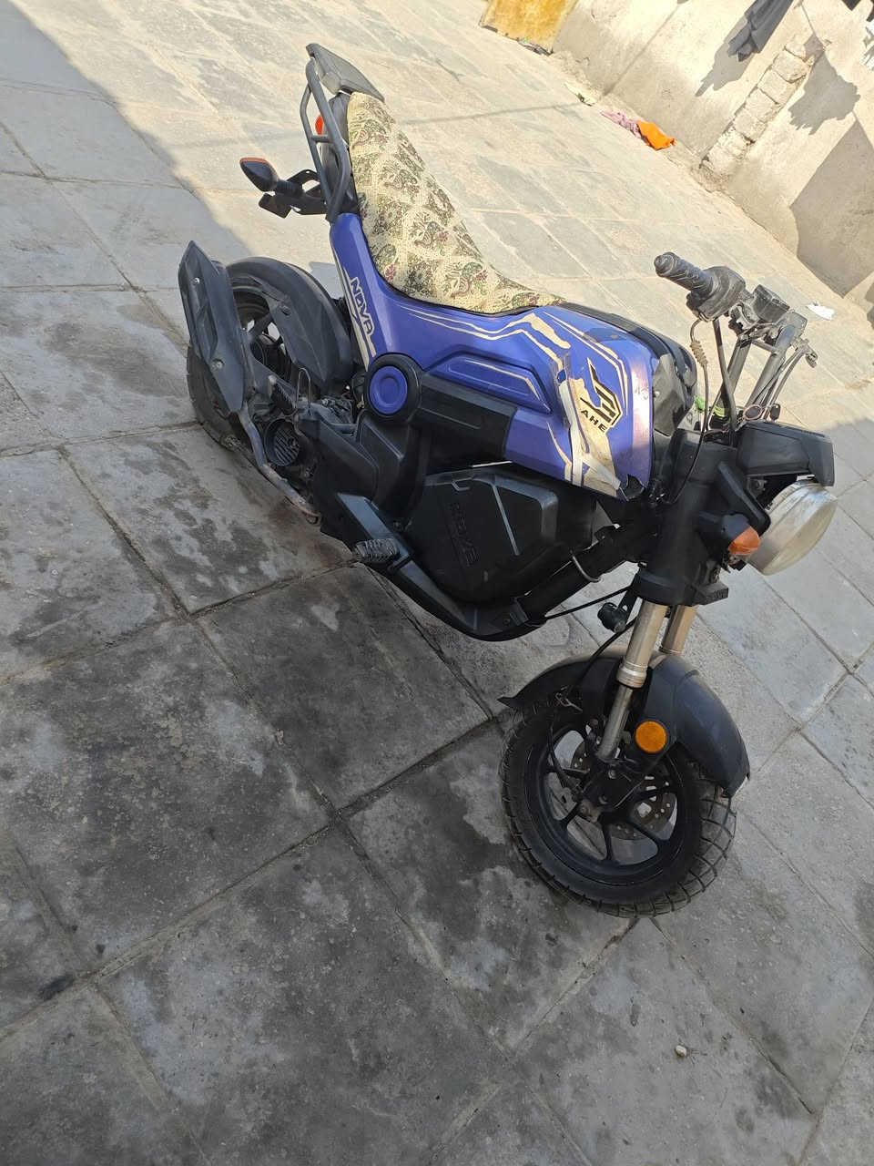 دراجه لل بيع نوvا كلشي شغال سلف هندر هورن اشاير لايت عالي ناصي زنون 2 قفل ستيرن عداد شغال  محرك نعومه فول السعر 350   واتساب ***********
