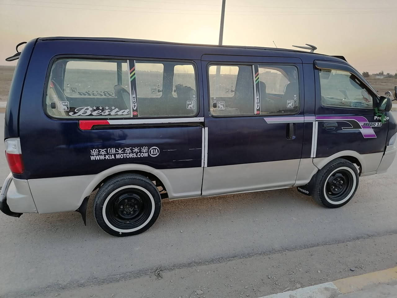 السلام عليكم
KiA بريجو 
موديل ١٩٩٧
سياره مصبوغه عام من عدا القماره
شواصي اليمن الامامي معمر والشاصي الخلفي مضروب باج 
الشاصي الايسر  بلادي
سنويه  لل ٢٠٢٩
 داخله هزه جديده  ٢٠٢٥/١٢/٢٤
سياره كفاله كير واكسل ومحرك ومكفوله من الكص والضربه  ( السياره باسمي) (شرط التحويل)
لالستفسار  ***********
