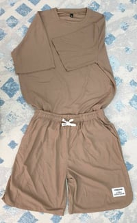 طقم رجالي • مقاس 3XL • قماش وفل