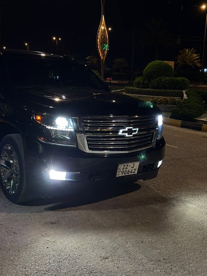 CHEVROLET TAHOE
 L t Z
شوفرليت تاهو
رقم اربيل شمالي 
موديل 2016   🦅 
سعر 370 $
تحويل مباشر ب اسمي سنويه
بيها كتاب تضليل 
فوول مواصفات 
شيفروليت تاهو  وكالة خليجي 
‎الموديل   2016 ( خليجي )
‎اللون : اسود
محرك و گير شرط مامفتوح
سياره مكفول  بدون صبغ بدون حادث   
عدا Pdr بالجاملغ عكس السايق 
كل غراض بلادي موجوده 
‎
‎حجم المحرك : 5300 Cc
‎عدد الاسطوانات : 8 اسطوانات ( 8 سلندر )
‎المواصفات : 
‎* سقف فتحه
‎* المقاعد كهربائية تدفئة و تبريد
‎*مقصوره الركاب من الجلد الفاخر  
‎ 
‎* نظام التعليق مستقل
‎* كشنات ميموري خزن
‎* نظام الصوت BOSE  
*‎اناره LED
‎*نظام سحب مقطوره تحكم كامل 
‎* تشغيل عن بعد 
‎* 5 بصمات 
‎* تحديد مسار 
‎* لد امامي 
‎*مري شفط ‎
‎*  رادار امامي وجانبي 
*‎ جنطه ذكيه كهرباء  
‎* ويل كروم 22 
                       قاصه سريه *  
‎* شاشة خلفيه 
‎* جميع الكشنات كهرباء
‎* كشنات تدفئه تبريد 
‎* شاحن واير ليس
‎* ثلاجه 

‎ للاستفسار
***********
