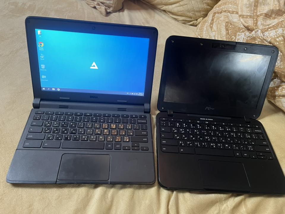 مراوس بجهاز او تاب
لابتوبات عدد 2 واحد شغال  مع شاحنتة وماوس  وواحد بدون شاحن  انطيه عاطل 
العنوان رحمانية الشعلة ***********
