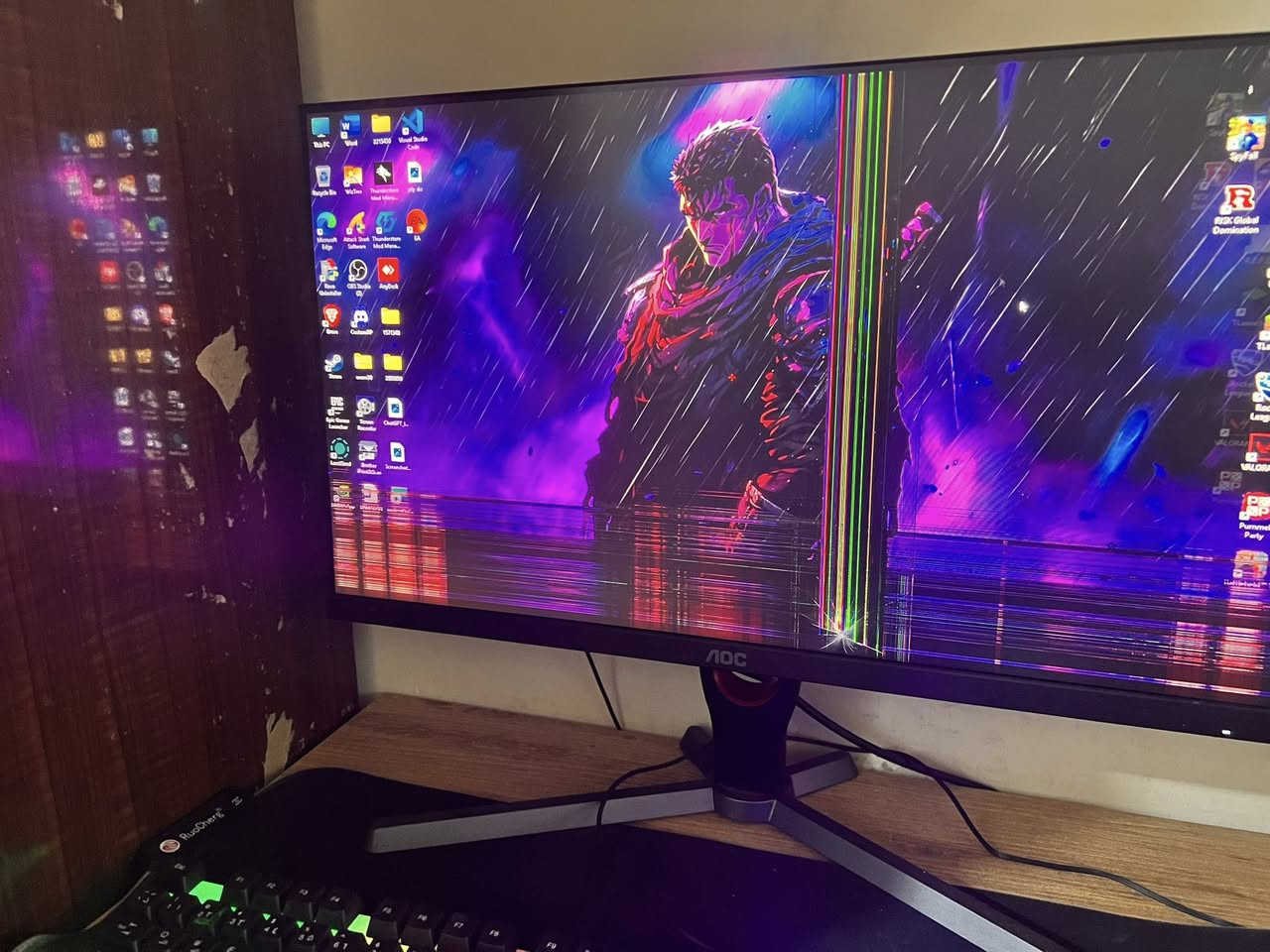 السلام عليكم 
شاشة مكسورة للبيع الشاشة ما صارلي اسبوع من اشتريتها لكن حظي ما كعد وياها وانضرب البانل ويحتاجله تبديل 
الشاشة معروفة قوية للالعاب الي تحتاج سرعة 
اسمها ومواصفاتها 
AOC "24G11E"
180hz
0.5ms
Fast IPS
Size 23'8
Input : (HDMI / DP / headphone)
الشاشة مشتريها بسعر غالية لكن بسبب الكسر 
ابيعها بـ 50 الف قفل وتصليحها فقط للبانل الشاشة الخارجية مابيها اي خدش 
مكاني البصرة - حي الاصدقاء 
الشراي يراسلني واتساب 
***********
