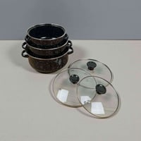 طقم قدور ايناميل • ٣ قطع • توصيل مجاني