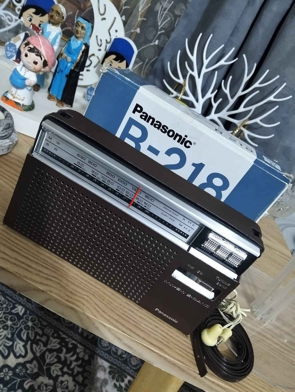 راديو بأنسونك Panasonic
جديد بالكارتون غير مستخدم 
موجات الراديو MW SW 
للحجز المراسله على الخاص


**إذا كنت صاحب هذا الإعلان وتريد حذفه لأي سبب، رجاءا أرسل رسالة إلى الدعم الفني**