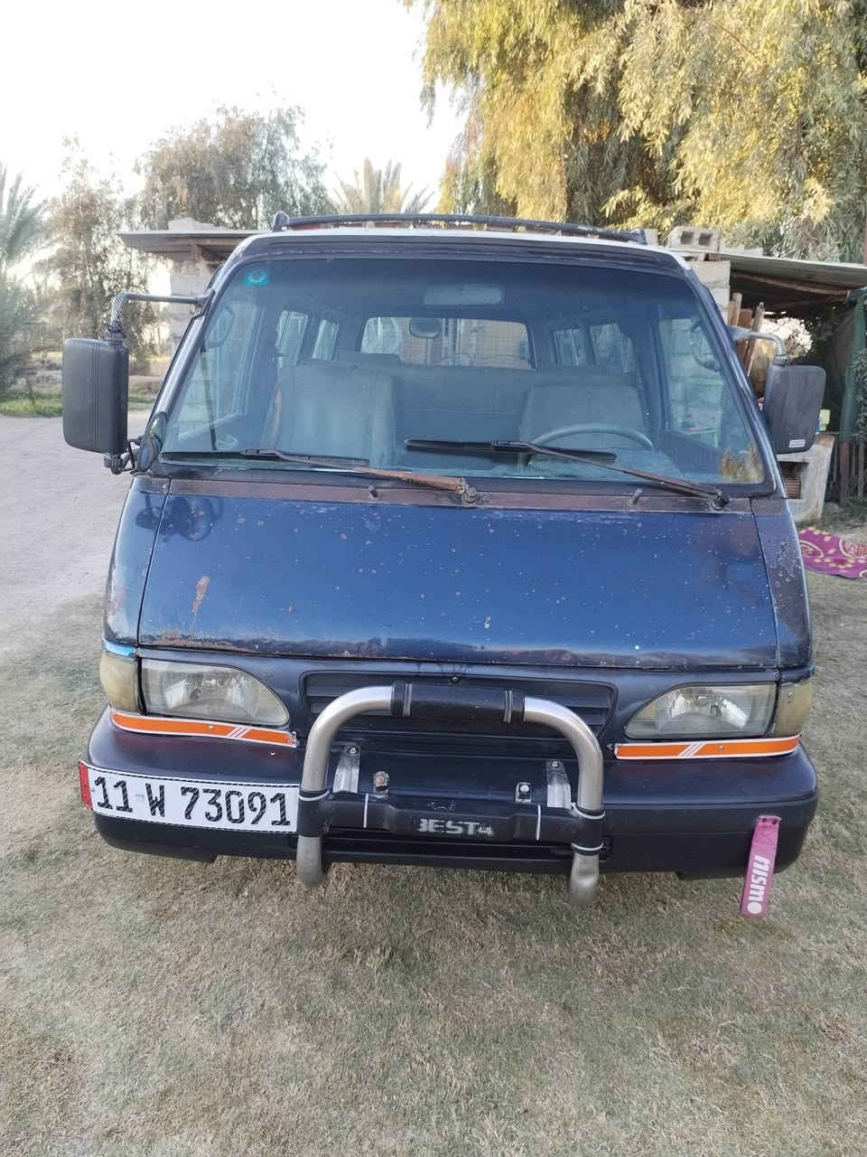 سلام عليكم كيا بسته موديل 95كير ومحرك واكسن شرط سياره جاهزه من كلشي السنويه لل٢٨ رقم انكليزي تحويل ثاني يوم مصفره هيئه وغرامات مكاني ابو غريب الزيدان *********** وموجود عليه واتساب السعر ٣٧ وبيه مجال
