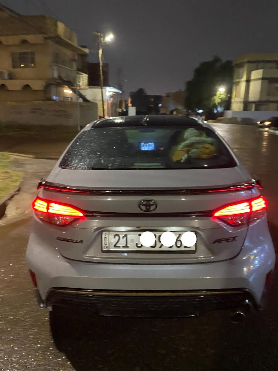 للمراوس ب تسلا اونلاين 

 – تويوتا كورولا Apex Edition 🚗 2022
• الموديل: Apex Edition (نسخة رياضية محدودة من الكورولا)

• اللون: سمنتي أنيق

• ماشية: 21,626 ميل

• رقم: سليمانية

📌 ملاحظات السيارة:

• مضروبة جاملغ + شوية من البنيد فقط

• ما مناقصها أي شي، السيارة جاهزة للاستعمال 👌

            السيارة مداريها بانزين سوبر دهن كلشي 

✨ مميزات الكورولا Apex Edition:

• تصميم خارجي رياضي مع اكزوز مزدوج ولمسات سوداء أنيقة

• جنوط رياضية خاصة 18 إنج

• نظام تعليق رياضي معدل يعطي ثبات أحسن بالطريق

• نفس اعتمادية الكورولا لكن بروح شبابية وسريع

            السيارة تجي 6000 نسخه فقط 

للاستفسار  الاتصال ***********
