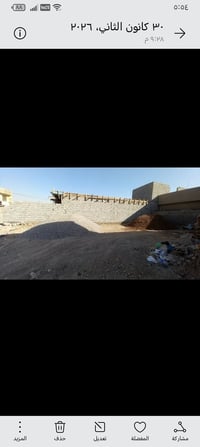 هيكل للبيع ١٩٠ متر يم جرف النداف للتفاصيل أكثر اتصل على هذا الرقم ٠٧٧٢...