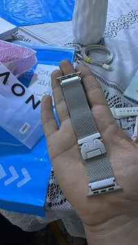 سير ساعه ابل الترا قياس 49   مطلي التيتانيوم الخالص اصلي مع قفال سير  ...