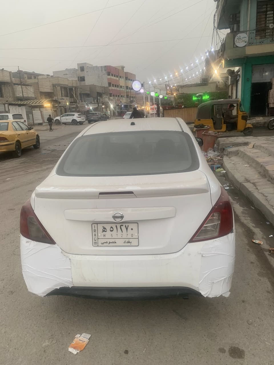 سلام عليكم 
نيسان سني مديل 2020
بيه جاملغ خلفي 
هندي  بليته زركه
السعر 115 بيه مجال
مكان بغداد بلديات
***********
