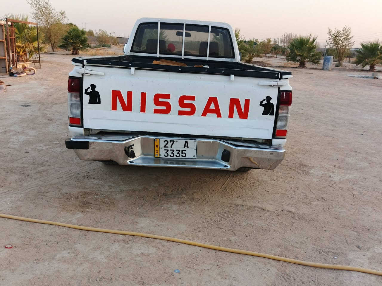 السلام عليكم اخوان نيسان بيكم شبوط تك مديل 2007سياره جاهزه مكينه وكير وحداده وطخم تاير ورقم وسنويه جدد وتحويل مباشر وتبريد عوزه بس غاز والعنوان بصره كرمت علي وترايك اذا مو 180مو قبول وباقي التفاصيل انتصل وبيك خير وتدلل السعر 85 وبيهء مجال *********** بي واتساب
