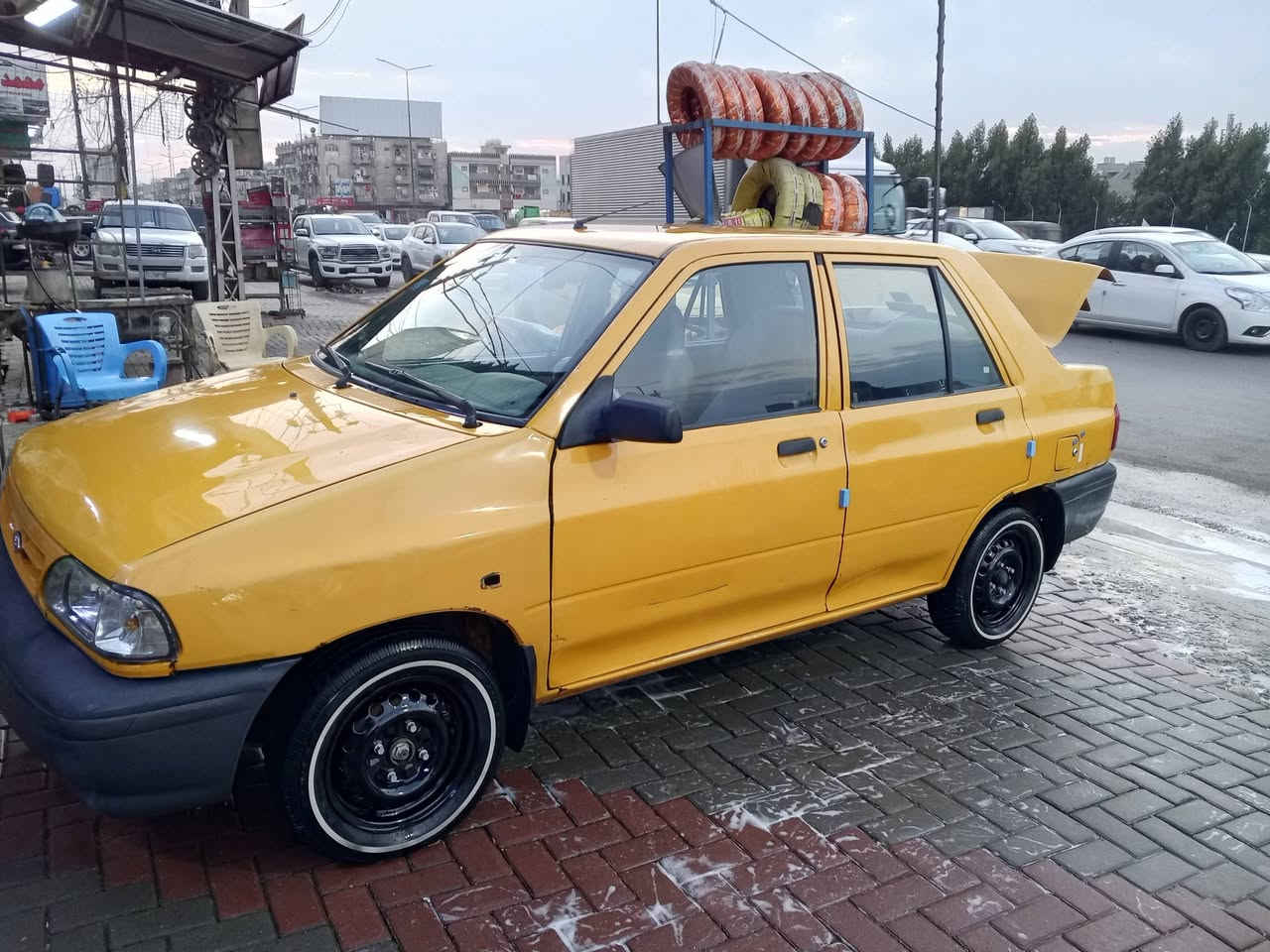 السلام عليكم سايبا موديل 18رقم انكليزي منضومه غاز  بسمي مبدل بيهه جاملغ امامي اوفطر زغير بالشاصي مصلح عارضه 45مكان المشتل***********
