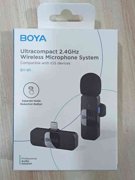 مجموعة من نك مايك ماركة boya العالمية
BOYA BY-V10 مايك مفرد Type-c (متوفر 7 قطع)
BOYA BY-V20 دبل مايك Type-C (متوفر 8 قطع)
BOYA BY-V1 مايك مفرد Lightning port للايفون (متوفر 7 قطع)
BOYA BY-V2 دبل مايك lightning port للايفون
(متوفر 10 قطع)

للاستفسار مراسلة الصفحة او الاتصال على الرقم 
*********** واتساب. يوجد توصيل لجميع محافظات العراق.
