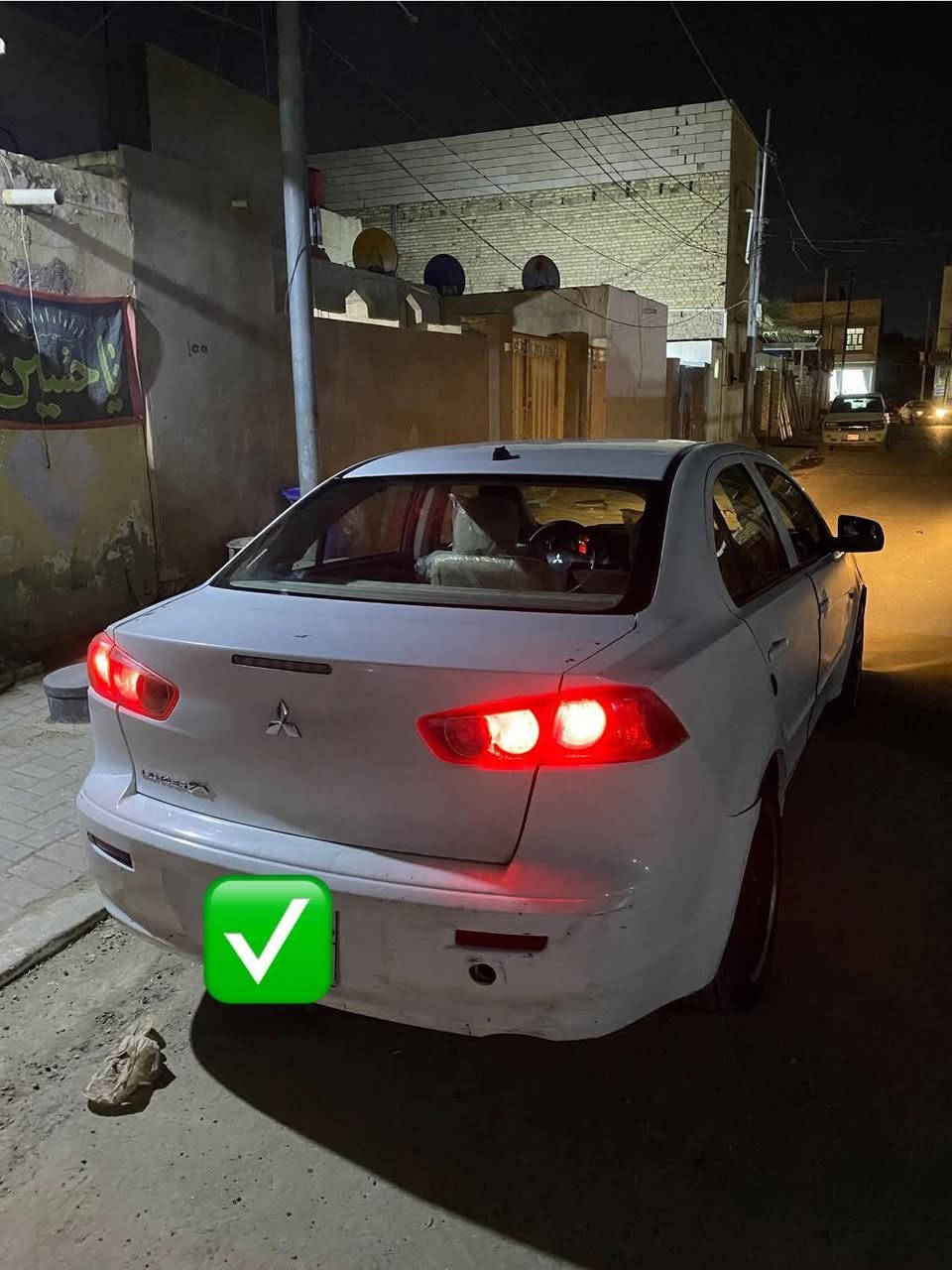 لانسر قرش 2009 رقم اربيل راعيها موجود بس ما بيها تحويل
جاااااهزة للاخير محرك جديد 2000 

كير جديد

حدادية جديدة 

باتري جديد 

تخم تاير ويل جدد 

تبريد ثلج ❄️ 

تدفئة شغالة 

غرفة جلد اصلي 

داخل عسلي كهربائيات كلها شغالة ما بيها نقص برغي 

السعر 60 وبيها مجال 

مكاني ديوانية مركز 

***********
