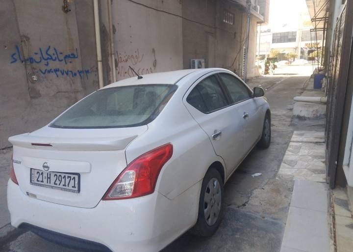 السلام عليكم من رخصة أدمن نيسان صني موديل ١٩ ماشية ١٣٤ بي صبخ أثار شخوط بدون اي حادث او ضربه السعر ١٠٧ وبي مجال بسيط و باقي تفاصيل والفحص بصورة موجود
سياره نظيفة وحلوه للاستفسار اتصال بالرقم *********** مكاني كركوك
