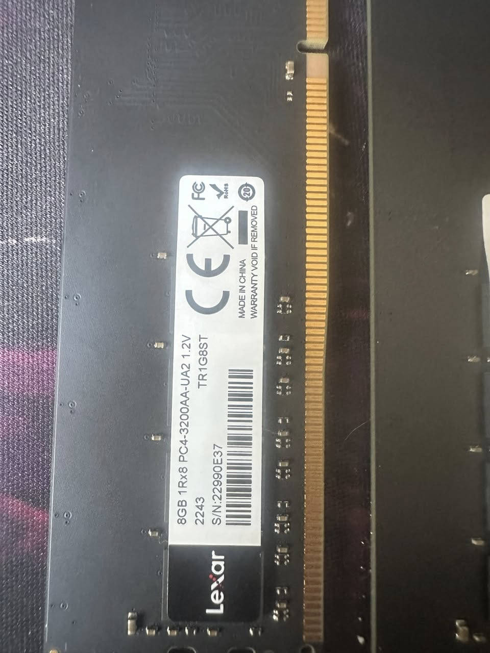 كت رامات ليكسر تردد 3200

2x8GB 16GB

مستخدمة اقل من سنه 

السعر 120الف


**إذا كنت صاحب هذا الإعلان وتريد حذفه لأي سبب، رجاءا أرسل رسالة إلى الدعم الفني**