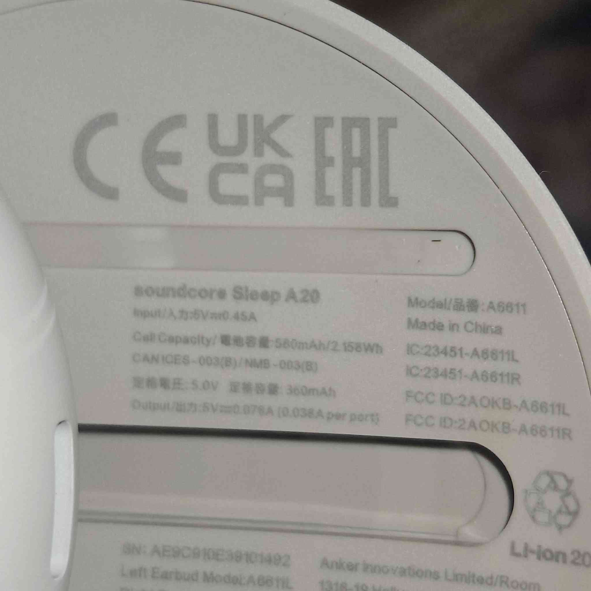 ساوند كور سليب a20
A20 soundcore sleep

طلعت هيجي بدون باكيت بس فول الفول نظافتها

يم اعلى سعر  فوك ال60 الف وبالعافية


**إذا كنت صاحب هذا الإعلان وتريد حذفه لأي سبب، رجاءا أرسل رسالة إلى الدعم الفني**