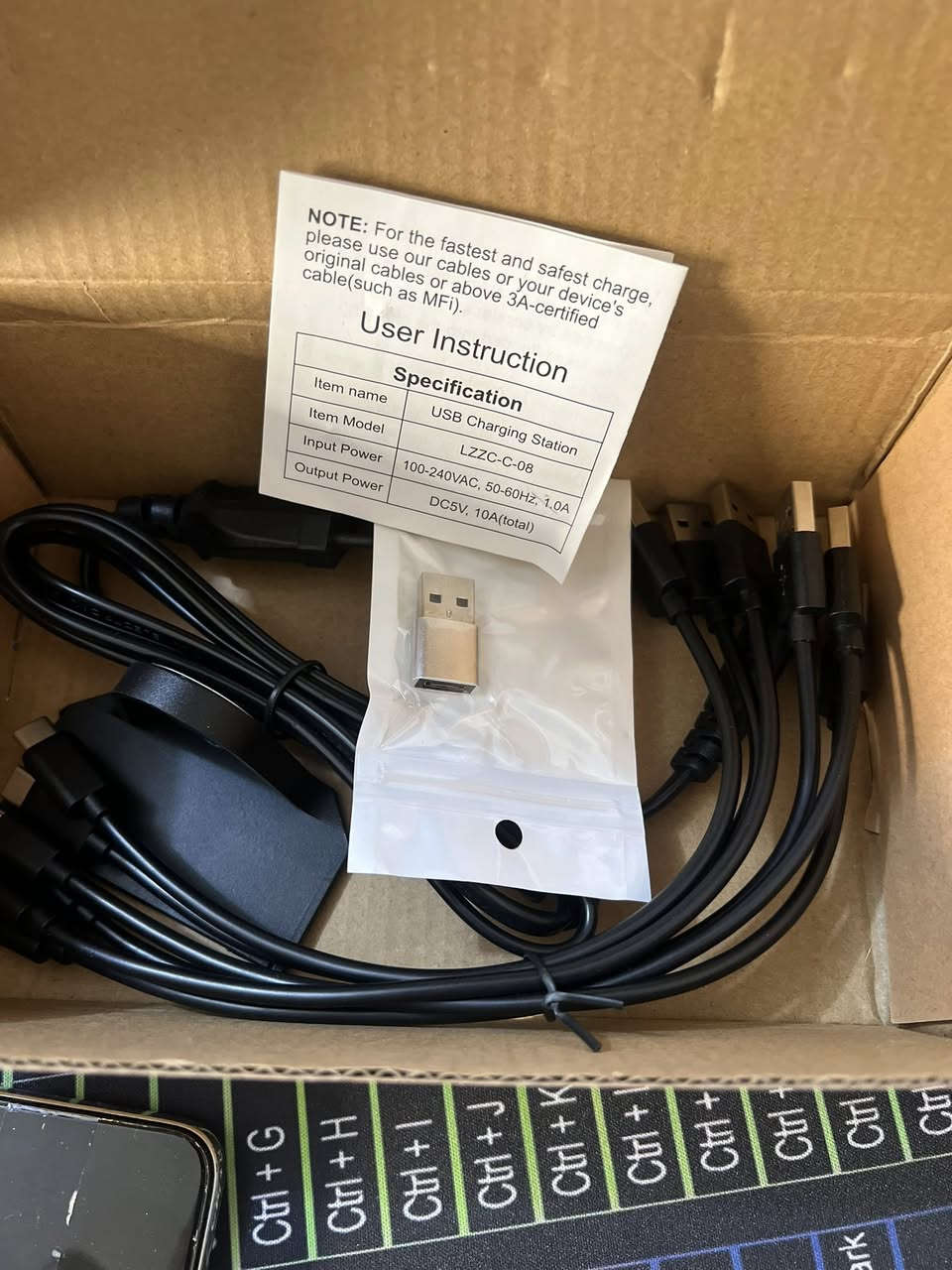 شاحن عملاق
6 منافذ +6 كيبلات
و تحويله من usb ل تايب سي
الكتلوك يقرأ من 100الى 240 واط
يجي ويا ستاند تعليگ بالحايط


**إذا كنت صاحب هذا الإعلان وتريد حذفه لأي سبب، رجاءا أرسل رسالة إلى الدعم الفني**