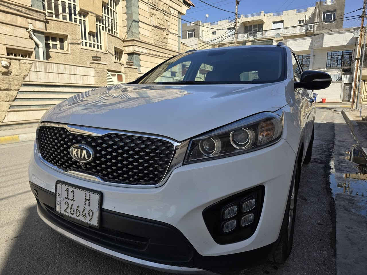 كيا سورنتو موديل ٢٠١٦ رقم بغداد دولي رقم سنويه هزه جديد محرك ٦سلندر سبعه راكب ثلاث قطع تبريد شاشه كبيره كامرا دواره داخل لونين مري شفط اشاير مري  فوول تحكمات كير محرك تبريد صدر ممتاز وجاهز بيه مكانات صبغ بدون دواخل السعر 137 للاتصال : ***********
