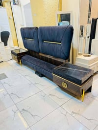 غرفه نوم تركي  🇹🇷 اصلي خشب ثقيل صبغ حراري مطعم بمرمري 10 قطع ماركه قما...