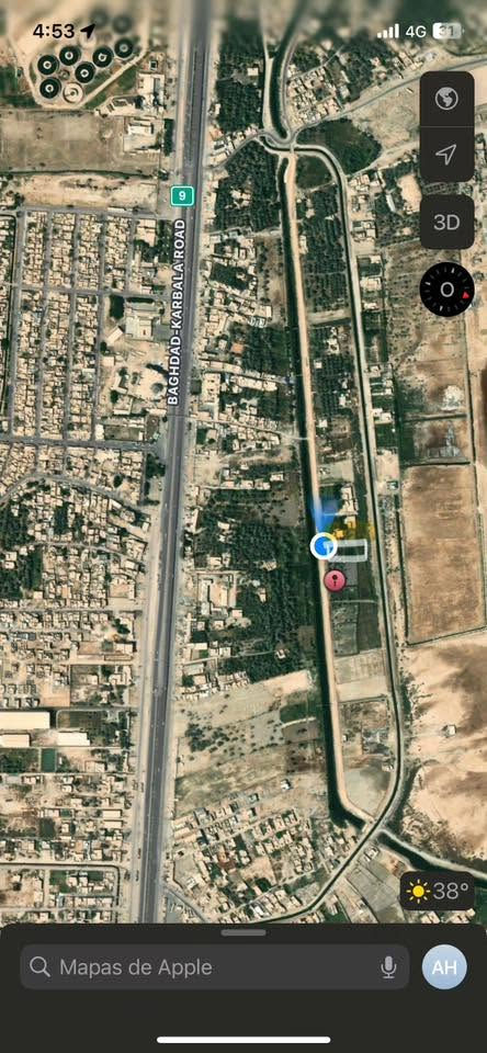 للبيع بسعر مناسب 
دونم. او نصف دونم للبيع كربلاء سايد بغداد قرب الامام عون.  سلام الله عليه منطقه هادئه وقريبه جدا عن لأمام   الواجه ١٤ والنزال على القياس 
تريد دونم تريد. نص موجود  عقد زراعي. بأسامينا 
مباشر على التبليط للباب  الشارع عريض 
 اتصال ***********
