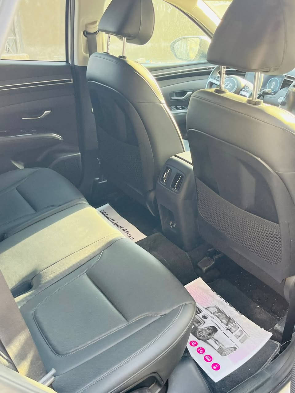 توسان 2023  VIP - وارد أمريكي  فحص مؤقت  فول مواصفات ليمتد
- بدون ايرباك
 -ماشية 16 ميل
. فول مواصفات كاملة:
. كاميرات 360 اربع كاميرات
. عند تشغيل الاشاره تظهر كامرة بالعينه
. تتقدم وترجع على الريمونت
. جنطة كهربائية شفط
. بصمة تشغيل + بصمة أبواب
. إنارة ترحيبية عند الاقتراب
. شاشة كبيرة تعمل باللمس بالكامل 
.كشنات جلد
. كشنات تدفئة وتبريد
. فتحة سقف بانوراما 
. کشن تحكم كهربائي
. تشغيل عن بعد
. هاند بريك بصمة
. رادارات أمامي + خلفي + جانبي)
. تحديد مسار
. سياقة ذاتية
. توقف ذاتي
. تحذير نسيان الطفل داخل السيارة
. أوتو هولد
. شاشة إلكترونية متغيرة حسب وضع القيادة
. وضعيات قيادة  4
1- NORMAL
2-SPORT
3-SMART
4-SNOW
. شحن وايرلس
. مكينة 2500
. كير 8 نمر
. كيجات التايرات إلكترونية مع تحذير عند نزول الضغط
. حساس مطر
. دفع رباعي
. كاميرا دوّارة
. جنوط 19 كروم
. بصمات السيارة تعمل باللمس
 مكمرك منفيس بسمي دخول جديد 
 للإستفسار الإتصال على الأرقام التالية واتساب 
***********
