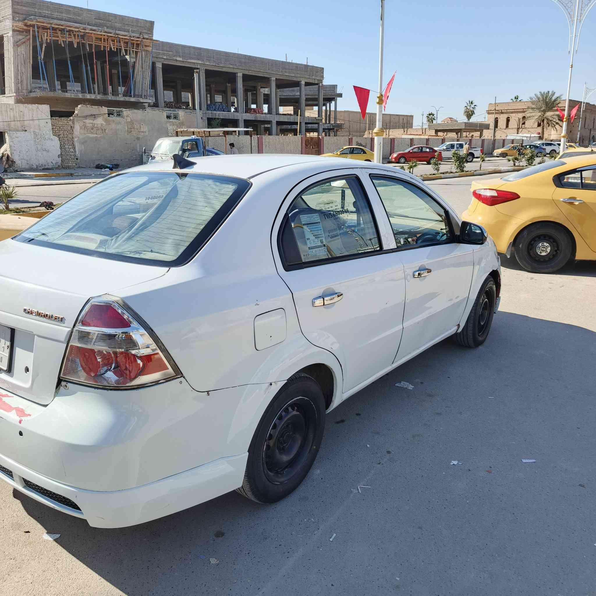 السلام عليكم افيو مديل ١٣ مسكر  مكينه جديدة حاويه تخم تاير جديد 
بيه ضربه ب الجاملغ الخلفي 
رايده ب٦٠ بيه مجال 
الاستفسار اكثر اتصل ***********
