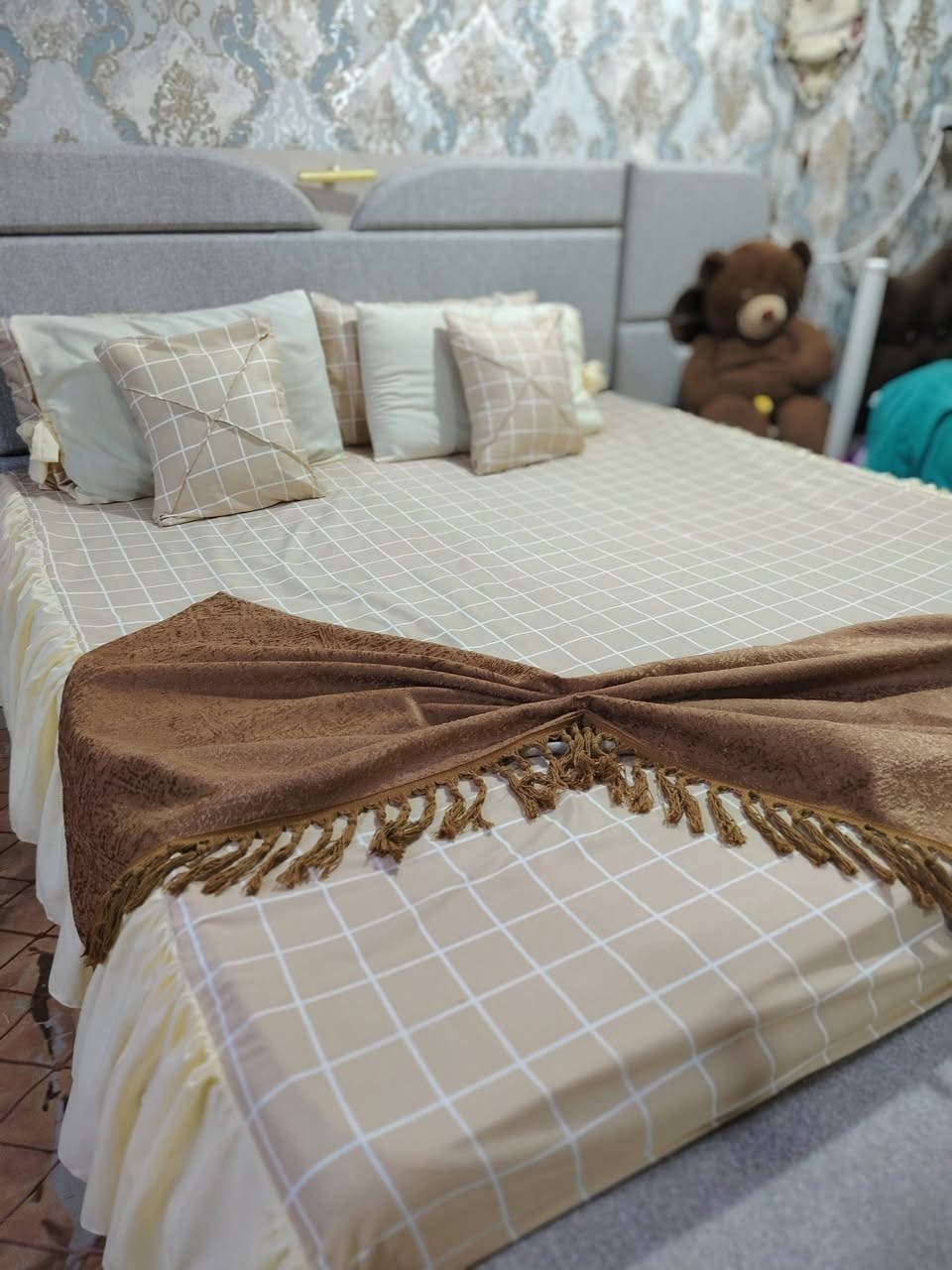 سيت 7قطع قماش بوبلين تركي🎉 
فرشته تلبيس لاستيك من الداخل🎈 
4 وجوه مخاد💕 
كوشات ثنين💚 
 يوجد توصيل كل المحافضات
السعر //٤٥مع التوصيل🌸✨ 
@إشارة


**إذا كنت صاحب هذا الإعلان وتريد حذفه لأي سبب، رجاءا أرسل رسالة إلى الدعم الفني**