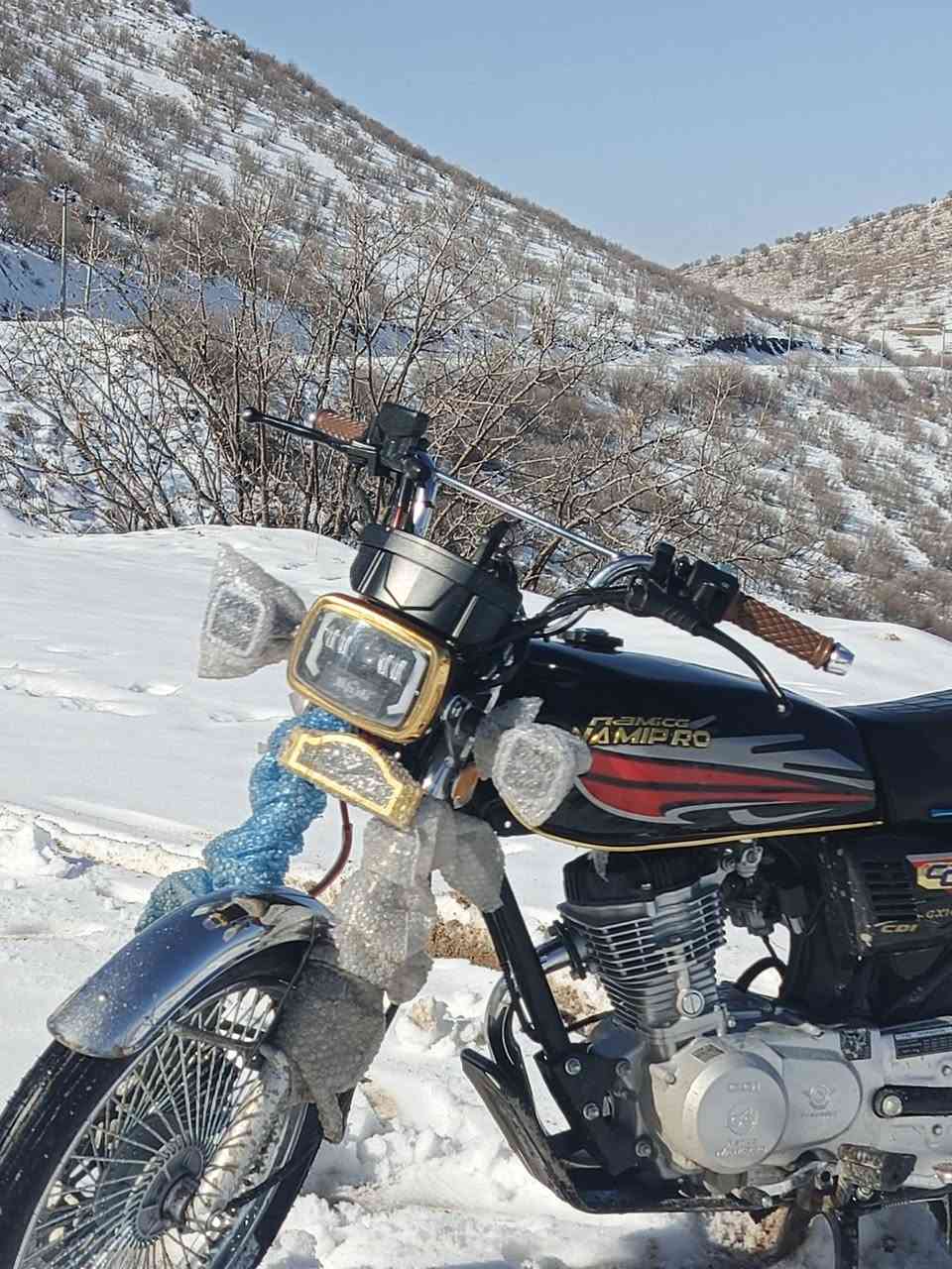 السلام عليكم هذا الدراجة للبيع نوع نامي برو 2026 اصلي 4گير منويل ***********
