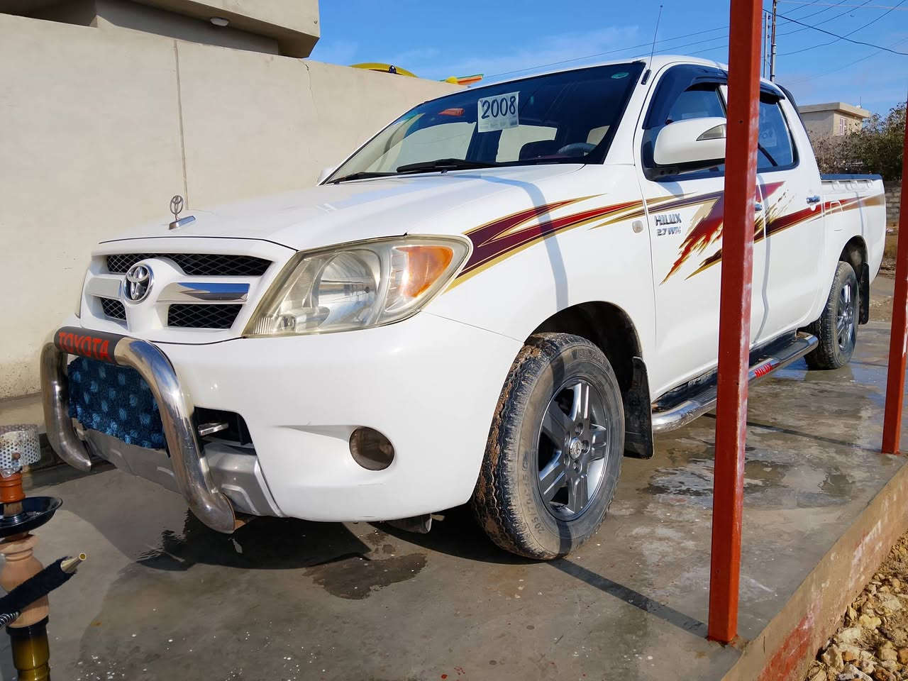 سلام عليكم البيع تويوتا هايلوكس موديل2008 وكالة وا تحويل بي كابون بانزين الستفسار عله رقم ***********0
