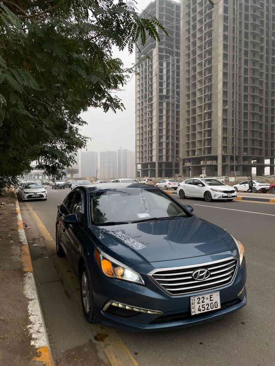 حجي سوناتا 2016 بيه جاملغ خلفي صبغ بأمريكا و جاملغ امامي بل عراق
ب 112 و بيه مجال
+964 771 348 9082
