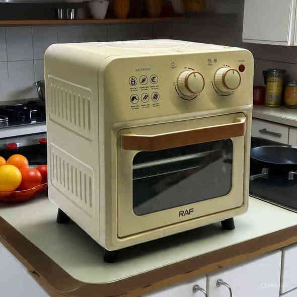 فرن كهربائي وقلاية هوائية 2 في 1 بسعة 12 لتر

🖍️مثالي لتحضير وجبات صحية ومتنوعة بسهولة
🖍️قلي الطعام بالهواء الساخن بدون زيت أو بزيت قليل جداً
🖍️شوي، تحمير، وخبز اللحوم، الخضار، والدجاج.
🖍️تسخين وإعداد مختلف أنواع المعجنات والوجبات السريعة.
🖍️مناسب للعوائل الصغيرة والمتوسطة بفضل سعته العملية
🖍️استهلاك الطاقة: 1250 واط
🖍️عنصر تسخين مصنوع من الستانلس ستيل المقاوم للصدأ
🖍️تحكم ميكانيكي سهل الاستخدام
🖍️التحكم بدرجة الحرارة من 0° حتى 230° مئوية
🖍️باب زجاجي شفاف لمراقبة الطعام أثناء التحضير
🖍️الابعاد : الطول 23cm ' العرض 27cm ' الارتفاع 30cm

السعر 62 الف
توصيل 3 الاف لجميع المحافظات🇮🇶
للحجز راسلونا📲
واتساب ***********
ن 7
#م كركوك
