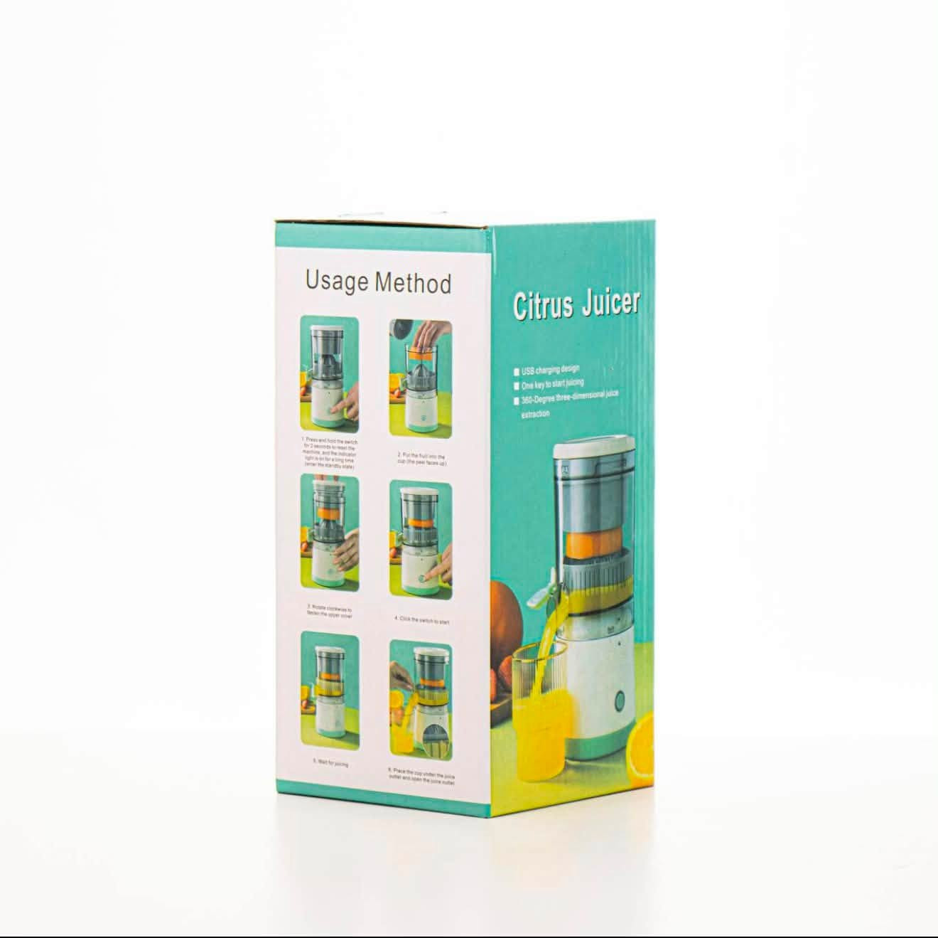 Citrus Juicer
عصارة حمضيات كهربائية محمولة تُستخدم لتحضير العصير الطازج بسهولة وسرعة.
تعمل بالشحن عبر USB وتتميز بزر تشغيل واحد ونظام عصر بزاوية 360 درجة.الي يريد سعر خاص 👇✉️


**إذا كنت صاحب هذا الإعلان وتريد حذفه لأي سبب، رجاءا أرسل رسالة إلى الدعم الفني**